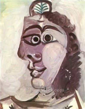 Cabeza de mujer 2 1971 Pablo Picasso Pinturas al óleo